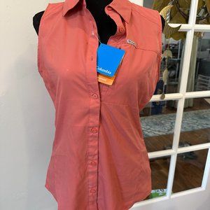 Columbia sporty sleeveless button down